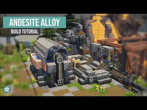 The Most Realistic Andesite Alloy Factory in Create Mod