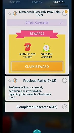 Discover Shiny Keldeo in Pokémon Go Research