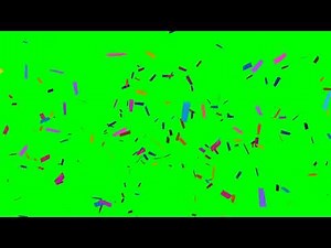Animated Party Poppers Overlay in Green Screen | Chelle Vlogs Official
