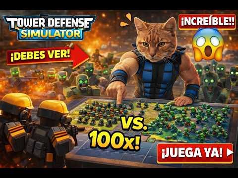 ¡Victoria Asegurada! 🏆 TDS Gameplay con la Familia Naranja #TDS #TowerDefenseSimulator #SrNaranjoso