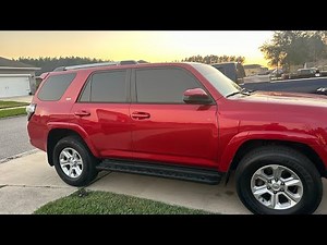 2021 Toyota 4Runner with 5% & 15% Ceramic Window Tint: Before and After