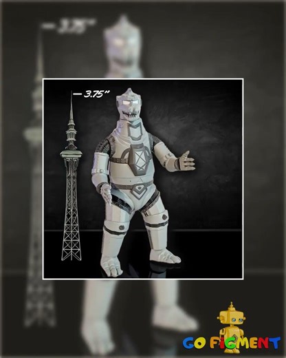 Mechagodzilla Silver Screen Edition Action Figure 1:18 LOOSE