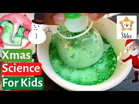 Christmas Science Experiments for Kids to do at Home | Educational video for kids