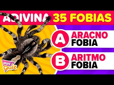 Guess the Phobia 😨🧠🕷️ | How many phobias do you know? - With Options | PlayQuiz Trivia