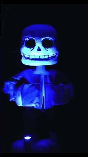 Sans the Skeleton and his Gaster Blaster! (Undertale Puppet in Action)