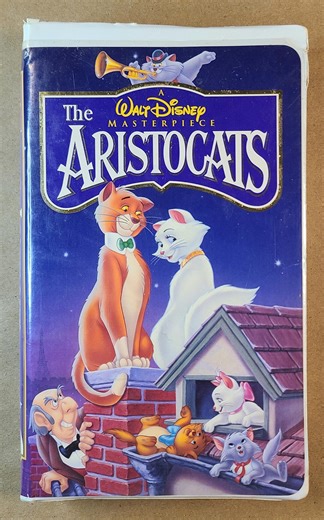 VERY GOOD- the Aristocats (1970)- TESTED- Vintage Vhs Tapes- 1996- Disney Masterpiece, Childrens, Classics, Kids, Animation- 35d  Free Ship - Etsy