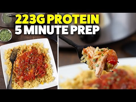 Slow Cooker Salsa Chicken | Quick & Easy Dinner with 4 Ingredients