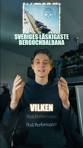 Sveriges läskigaste bergochdalbana