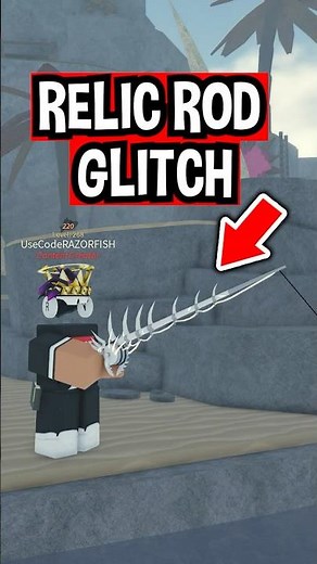 GLITCH Into New RELIC ROD Area in Roblox Fisch..