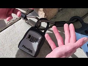How to Unlock & Lock a Contractor Lock Box in Brief