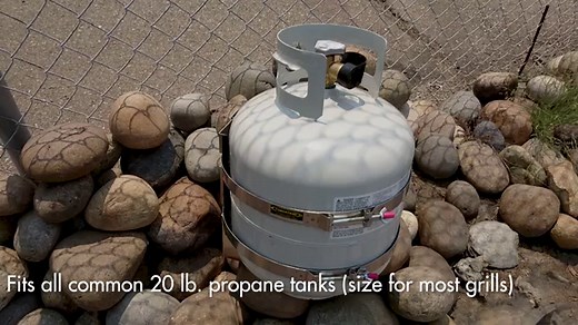 Sumatra MARINE Bracket for 20 lb. Steel BBQ Propane Tank