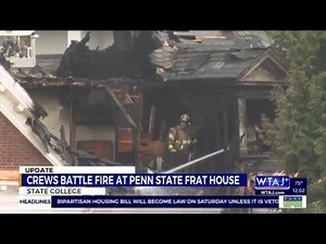 Penn State fraternity house damaged after intense fire | WTAJ