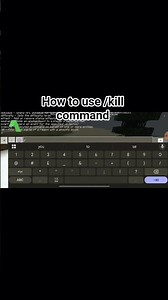 How to use /kill command in Minecraft #nexxify #minecraft #edit #command