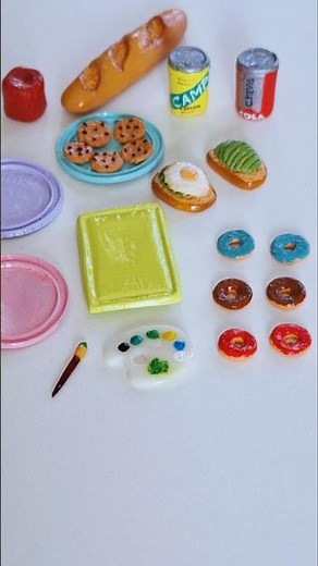 DIY Picnic Box #DIY #crafts #clayart #ClayMiniatures #porcelainclay #miniatureart #tiny #cute #art