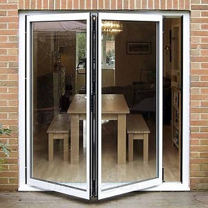 [Hot Item] Porte pliante accordéon en verre sur mesure pour véranda extérieure, porte coulissante de patio en aluminium