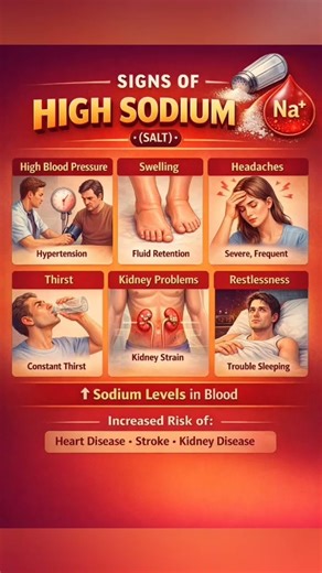 High Sodium (Salt) | Signs, Symptoms & Health Risks | Hypertension Explained #usmle #hypertension