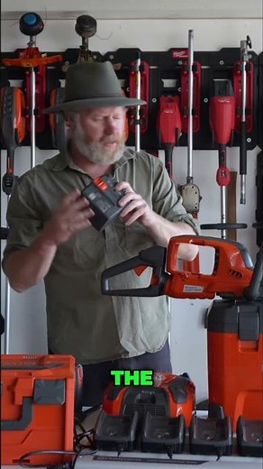 Husqvarna’s new battery clips make tool swaps effortless #husqvarna