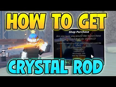 How To GET CRYSTALIZED ROD In Fisch! Fish New Update! (Roblox Fish)