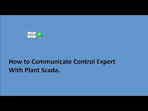 How To Communicate Ecostruxure Control Expert With Plant Scada in Simulation.#scada #automation