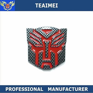[Hot Item] Premium Transformers Carbon Fiber Badges for Automotive Style
