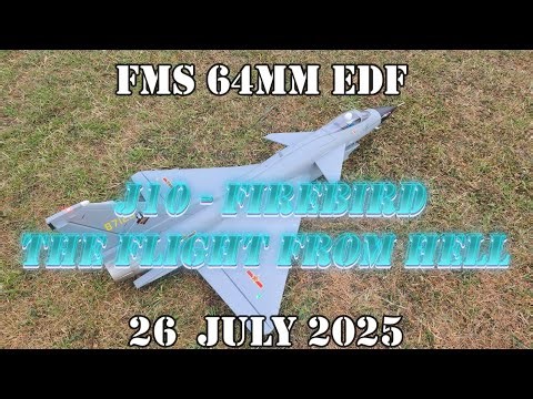FT Flying Session 9 - FMS 64mm EDF J10 - Flights 1, 2 & 3