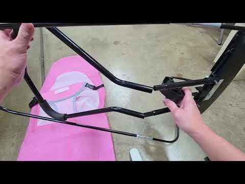 Portable Pet Rocking Chair Folding Bed assembly instructions