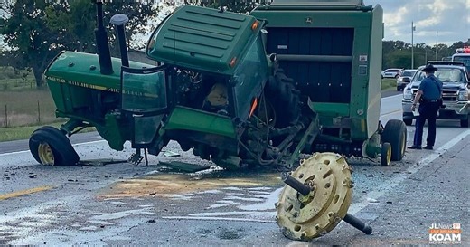 Tractor collides with semi tractor-trailer on US-60 near Granby