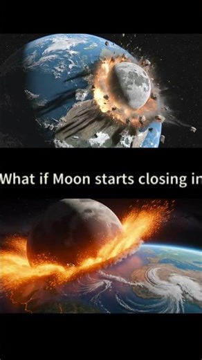 If the Moon Hit Earth… 🌑💥