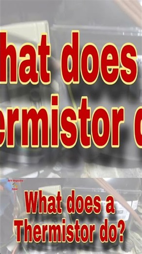 How does a Thermistor Work? #appliancerepair #refrigerator #thermistor #fridgerepair #diyrepair