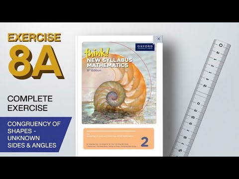 Exercise 8A | Think New Syllabus Mathematics 8th Edition (Book 2) #d2mathematics