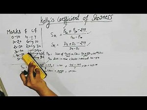 Kelly coefficient of skewness