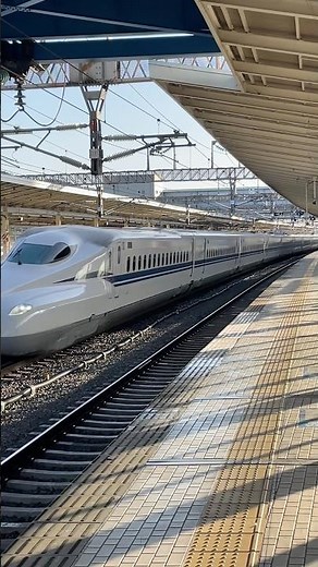 N700S のぞみ 東京行きの通過の様子です。JR東海 米原駅 東海道新幹線 SHINKANSEN