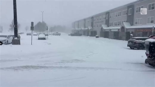 Easter weekend snowfall in St. John's, NL