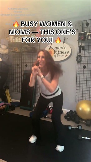 BUSY WOMEN & MOMS — THIS ONE'S FOR YOU! 🔥#BusyMomFitness #MomWorkout #HIITWorkout