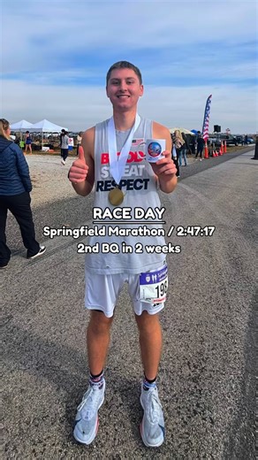 Winning Springfield Marathon: FINALE Although the series was called Winning Springfield… I didn’t cross the line first. But I showed up. Fully. I ran a 2:47. I hit my second Sub-2:50 and earned my second Boston Qualifier in two weeks. After going all-out in Vegas… I came back and did it again. Because it’s never been about chasing trophies. It’s always been me vs. me. Always has. Always will be. This was about showing myself, and anyone watching, what happens when you stay consistent, stay disci