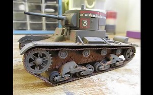 红星1/35 T26坦克制作