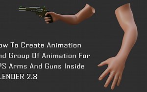 Blender - FPS手臂骨骼绑定与创建动画
