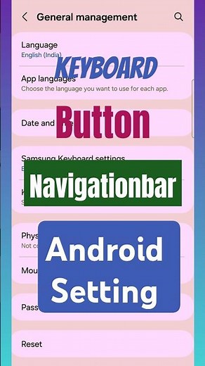 How to show & hide keyboard button on navigation in Android mobile? #shortsfeed #shorts