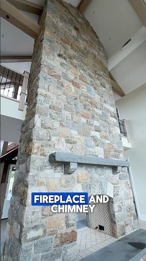 Building a Massive Stone Fireplace From Floor to Ceiling
