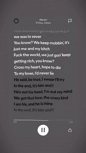 Him & I - G-Easy, Halsey Sped Up English Love Song