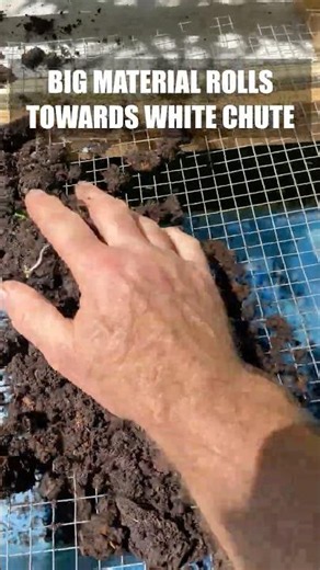 DIY soil sifter, first time!