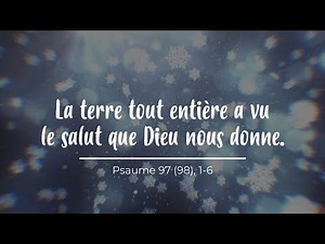 La terre tout entière a vu le salut que Dieu nous donne - partition Psaume 97 (Jour de Noël)