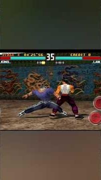 The Cleanest King Combos You'll Ever See in Tekken 3! 🐆🔥 (King vs Law) #gaming #gameplay #shorts