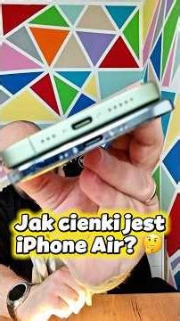 How thin is the iPhone Air?