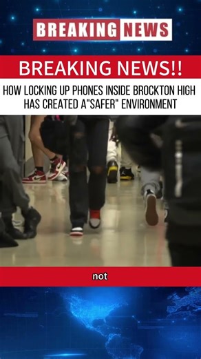 How locking up phones inside Brockton high has created a “safer “environment #news
