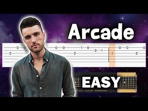 Duncan Laurence - Arcade (TikTok song) - Guitar tutorial (TAB)
