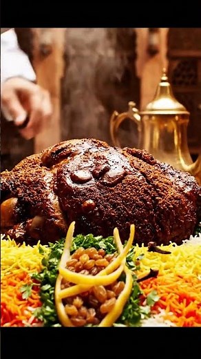 Saudi Hijazi Courtyard Camel Roast | Kabsa Rice Feast | Smart Kitchen
