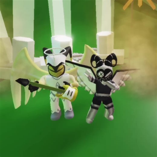 Lute and Adam in Brookhaven Adventure