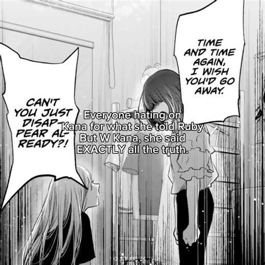 °•Nobody can make me love you Ruby ✊🏻 I used to hate Kana for what she said to Ruby but since I start hating Ruby more, I realized that Kana wasn't the vilain and WAS right at all. Kana loml>>Ruby 🙇🏻‍♀️❤️•° -Feel free to share your opinion ahah