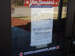 Update: Joe Senser's Closes Eagan Location